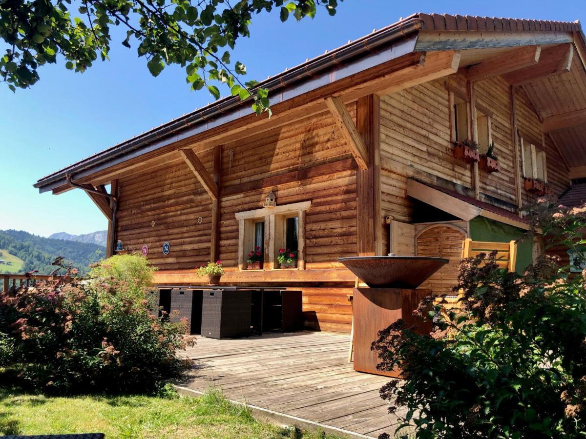 Chalet & Spa Alpaga Manigod Exterior foto