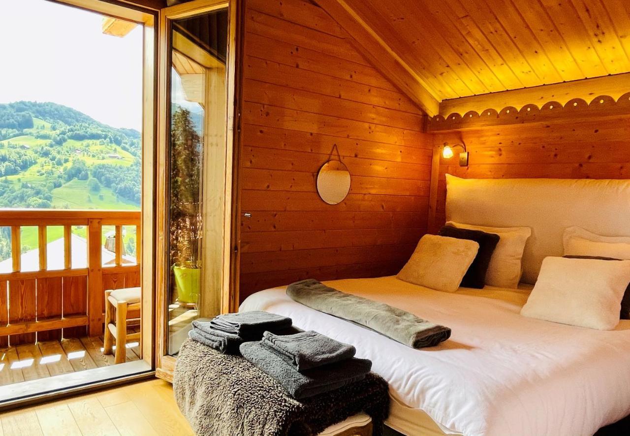 Chalet & Spa Alpaga Manigod Exterior foto