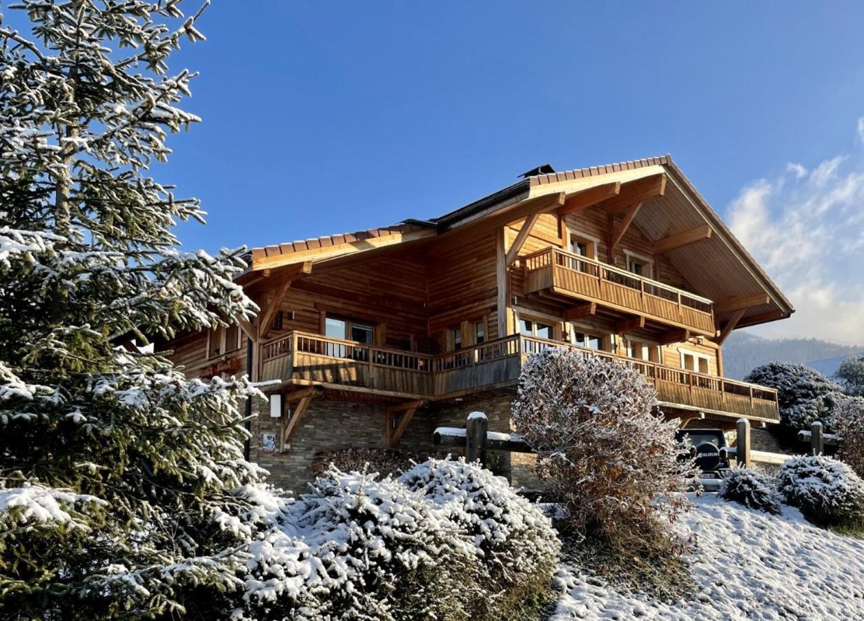 Chalet & Spa Alpaga Manigod Exterior foto